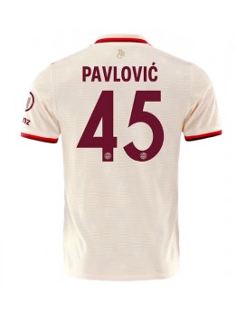 Billige Bayern Munich Aleksandar Pavlovic #45 Tredjedrakt 2024-25 Kortermet